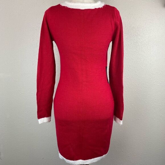 Mrs. Santa Midi Dress Size M EUC - Picture 4 of 7